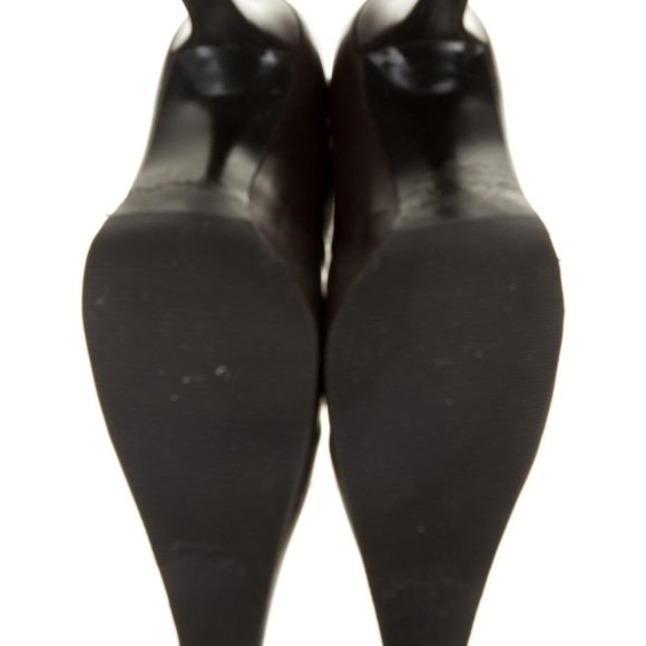 Stuart Weitzman Leather Ankle Boots 10 - Picture 5 of 5